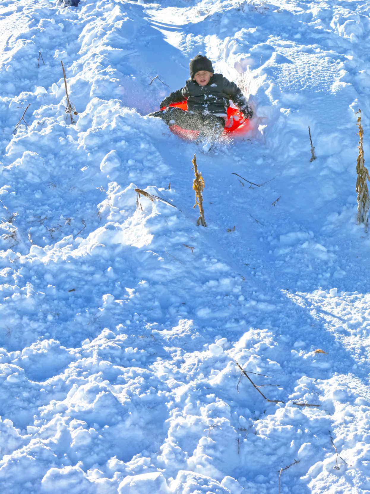 Racing with the snow